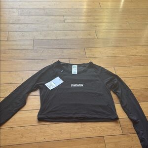Gymshark Charcoal Long Sleeve Top